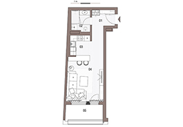 Section B | Single-Room Apartments