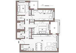 Section B | Four Room Apartments