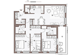 Section C1 | Four Room Apartments