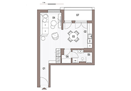 Section C2 | Single Room Apartments